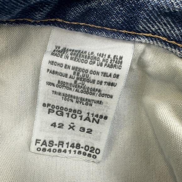 Wrangler Pro Gear Jeans Mens 42x32 Double Panel Hunting Work Denim Pants *40x28* - Picture 14 of 16